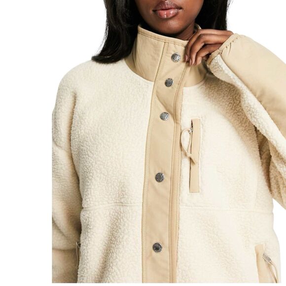 The North Face Cragmont Sherpa Jacket • XXL • Cozy Beige Ski-Ready Snap Front - Picture 2 of 16